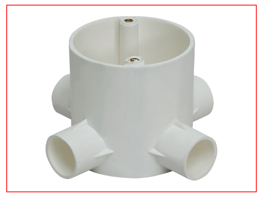 uPVC Rigid Conduit Pipe's - Moulded Junction Box Deep